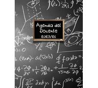 Agenda del Docente 6 CLASSI-Diario per insegnanti - Pianificatore settimanale per professori - da Settembre a Giugno: Matematica