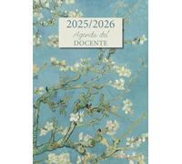 Agenda del Docente: Registro del Professore | Formato A4 | Agenda Settimanale per Insegnante | Anno Scolastico | Copertina Van Gogh Ramo di mandorlo fiorito