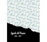 Agenda del profesor 2026-2027 A4: Planificador de clases semanal y mensual docente. Cuaderno profesorado Semana Vista. Libro para docentes. Idea de regalo para profesor de matemáticas