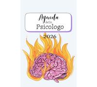 Agenda della Psicologa - Psicologo | Agenda settimanale: 12 Mesi | Gennaio - Dicembre | 54 Settimane, 12 Planner Mensili | Settimana su doppia pagina, ... | Cervello Uomo | Psicologia | Agenda DATATA