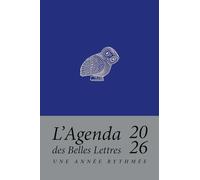 Agenda des Belles Lettres 2026: Une année rythmée