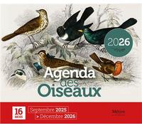 Agenda des oiseaux 2026 - Collectif - Metive - relié - Agenda