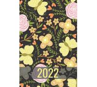 Agenda: Diario Planner Calendario Pianificatore Settimanale 2 Pagine = 1 Settimana Per Una Gestione Perfetta Del Tempo Fiori Idee Regalo Originali (Italian Edition)