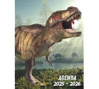 Agenda Dinosaure 2025-2026: Organiseur scolaire préhistorique | Pour enfants passionnés de dinosaures