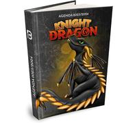 Agenda Dragon Noir 12,5 X 17,5 Cm