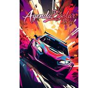 Agenda Escolar 2025 2026: Carrera de coches | Planificador Académica Semana Vista de Agosto 2025 a Julio 2026 - 1 Semana de 2 Páginas | De lunes a ... Preparatoria | Formato A5 | Edición española.