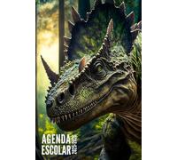 Agenda Escolar 2025 2026: Dinosaurios - Semanal Para Estudiantes, Primaria, Secundaria - Con Calendario, Horario, Fecha Para Recordar y Más