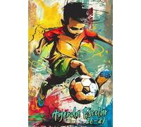Agenda Escolar 2026 2027: Diario con calendario anual y secciones dedicadas para seguir las clases y tomar notas, para los amantes del fútbol.
