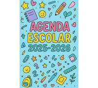 Agenda Escolar 2026 - Planner Diario y Semanal para Estudiantes, Organización y Calendario Escolar