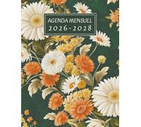 Agenda et Planificateur Mensuel 2026-2028: Organiseur et Calendrier de Trois Ans du 26 Janvier au 28 Décembre, avec Listes de Tâches, Définition ... votre Productivité et Organisation Personnell