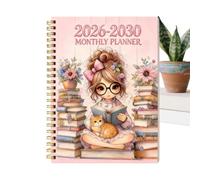 Agenda étudiant 2026-2030 Emploi du temps 5 années 2026-2030 en 60 mois