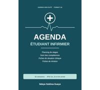 Agenda Étudiant Infirmier non daté: Planning de stages, suivi des compétences, situations cliniques, conseils et révisions pour l'IFSI. 52 semaines, format A5