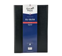 Quo Vadis - Agenda scolaire Impala 2025-2026 Semainier 21x29,7 cm Noir Papier Clairefontaine