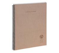 Agenda Exacompta Consultation S carte Napura 2026 - 21 x 29,7 cm - gris foncé