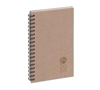 Exacompta - 162228E - Agenda semainier de poche Eurotime 16S spiralé Forever recyclé - 9 x 16 cm - Janvier à décembre 2025 - Coloris gris