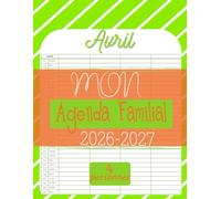 Agenda Familial 2026 -2027: Organiseur Familial Du Janvier 2026 À Décembre 2027, Calendrier Pratique Pour Noter Tous À La Maison Avec 4 Colonnes