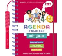 Agenda Familial Mémoniak - Tous Les Outils Pour S'organiser En Famille - Avec 1 Stylo , 700 Autocollants, 1 Planche De Blocs-Notes Autocollants, Des Sites De Courses Hebdomadaires... - Edition 2021-20