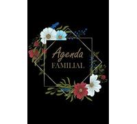 Agenda Familial: Planificateur Mensuel Et Hebdomadaire Non Daté Agenda De La Famille Organisée