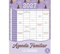 Agenda Familiar 2027: 12 Meses - 5 Columnas