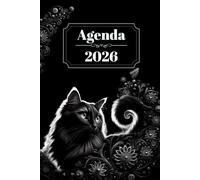 Agenda Gatto 2026: 172 Pagine con Design Unico di Gatto | Settimana su Due Pagine | Panoramica Mensile