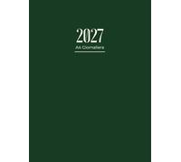 Agenda Giornaliera 2027: A4 1 pagina per giorno | da Gennaio a Dicembre 2027 | 12 mesi e 365 giorni con orari | Formato grande ... Copertina verde