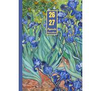Agenda Giornaliera con orario Luglio 2026 - Dicembre 2027: Vincent Van Gogh, Iris | 18 mesi, Intervalli di 30 minuti, Da Luglio 2026 a Dicembre 2027, ... Note | Adatto per la Pianificazione Personale
