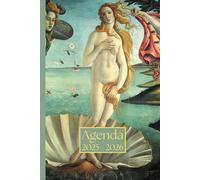 Agenda Giornaliera con orario: Sandro Botticelli, La nascita di Venere | 18 mesi, Intervalli di 30 minuti, Da Luglio a Dicembre, Formato 6"x9" | ... Personale, l'ufficio Aziendale e il Diario