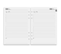 Agenda Hebdomadaire 2026 A5 Recharges de Calendrier 6 Trous, Agenda Mensuel 2026 1er Janvier-31 Décembre avec Organiseur Personnel, Contacts, Journal Recharge 100GSM Recharge de Papier pour Calendrier