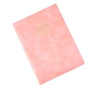 Agenda hebdomadaire 2026 avec pages datées et couverture rechargeable en cuir à 6 anneaux pour planifier les études des étudiants