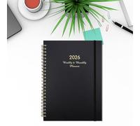 Agenda hebdomadaire 2026, carnet de notes, planificateur mensuel, pour la productivité et le style pour le travail, les études, la planification quotidienne, la création de calendriers, rendez-vous