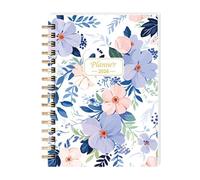 Agenda hebdomadaire 2026 | Carnet organiseur à couverture rigide avec reliure A, planificateur de calendrier académique avec calendrier hebdomadaire et mensuel bien pensé pour amis