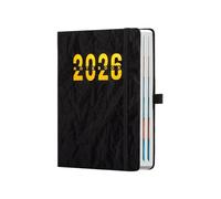 Agenda Hebdomadaire 2026 - Organiseur A5 Étui Imperméable,Calendrier Semainier et 2026,Pour Maison, École, Bureau, Université, Rendez-vous et Organisation Scolaire