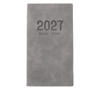 Agenda Hebdomadaire 2027 Format Poche A6, Carnet PU | 64 Feuilles, 128 Pages Datées de D'année à Fin D'année, Suivi D'objectifs, Écriture Fluide