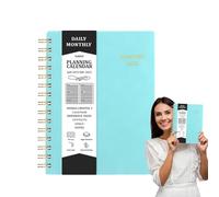 Agenda hebdomadaire A5 | Planificateur de rendez-vous A5 portable | Écriture fluide de tâches de contrôle pour un usage quotidien