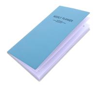 Agenda Hebdomadaire PU A6 2026 Compact, Carnet de Planification Portable | Paquet à Main, Notes et Mémos, Format Fin, Usage en Déplacement, Organisation Quotidienne