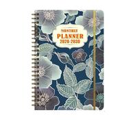 Agenda hebdomadaire sur 5 ans - Carnet de rendez-vous 2026 de 21 cm, calendrier de planification à spirales | Organiseur mensuel structuré pour bureau, école, étude et usage personnel - Disposition