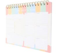 Agenda hebdomadaire, Tableau d'organisation hebdomadaire, Bloc-notes détachable for la planification, Carnet de tâches, Bloc-notes for listes de choses à faire, Notes adhésives, Post it, Blocs-notes