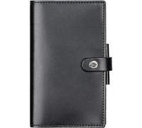 AGENDA HEBDOPLAN 0915 ML Glossy Tranche dorée - 8,7x15,3 cm - pate de fermeture - Semainier - 12 mois de janvier à décembre Noir G