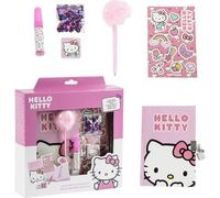 Agenda Hello Kitty - Set complet avec journal, Fuzzy Pen, autocollants et accessoires de papeterie