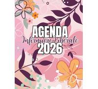 Agenda Infirmière Libérale: 1 JOUR = 1 PAGE, Planificateur de tournée de 5h à 21h45, grand format, toutes les 15min, + RDV patients +km +CA +bilan comptable