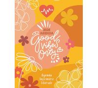 Agenda Infirmière Libérale: 2 JOURS par PAGE, Planificateur de tournée de 5h à 22h, grand format, toutes les 30min, +RDV patients +km +CA +bilan comptable