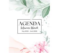 Agenda Infirmière Libérale 2025 - 2026: organisateur et planificateur de tournées, 1 page par jour de 6h à 21h,+ km + CA et bilan mensuel, Format A4.