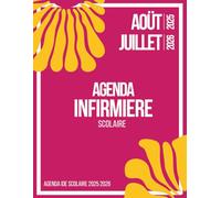 Agenda Infirmière scolaire: Carnet de Bord Infirmière scolaire, Format A4, 1 semaine sur 2 pages, de 7h30 à 20h30, vie pro et perso