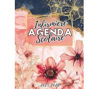 Agenda Infirmière scolaire: Carnet de Bord Infirmière scolaire, Format A4, 1 semaine sur 2 pages, de 7h30 à 20h30, vie pro et perso