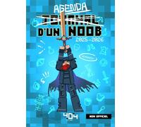 Agenda Journal d'un Noob 2025-2026 - Cube Kid - 404 Editions - relié - Agenda