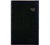 Agenda Journalier 2023 Banquier Large - 17 X 27 Cm - Noir - Brepols Noir G