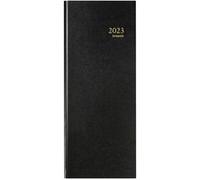Agenda Journalier 2023 Jupiter 0.105 - 12,8 X 33 Cm - Noir - Brepols Noir G