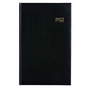 Agenda Journalier 2024 Banquier Large - 17 X 27 Cm - Noir - Brepols