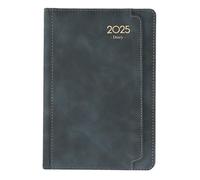 Agenda journalier 2025 - 12 mois non daté - 15,2 x 20,3 cm - Avec onglets mensuels pour planifier votre succès