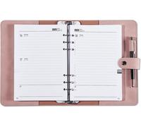 Agenda Journalier 2025 2026 A5 1 Page Par Jour, Agenda Scolaire Avec Aperçu Mensuel, Porte-Stylo, Extra Notes, Contact